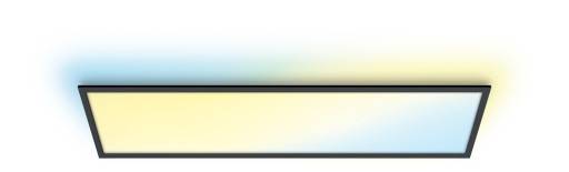 Wiz Superslim panel, justerbar vit, svart, 120x30 cm