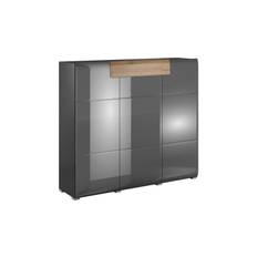 Toreno Highboard 39x147 cm - Antracit/Natur Förvaringsskåp Trä