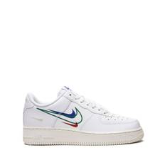 Nike - Air Force One låga sneakers - unisex - läder/gummi/Tyg - 9.5 - Vit