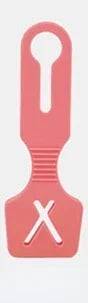 Silicone Dog Poop Bag Holder - Hands-Free Waste Bag Dispenser Clip - Pink