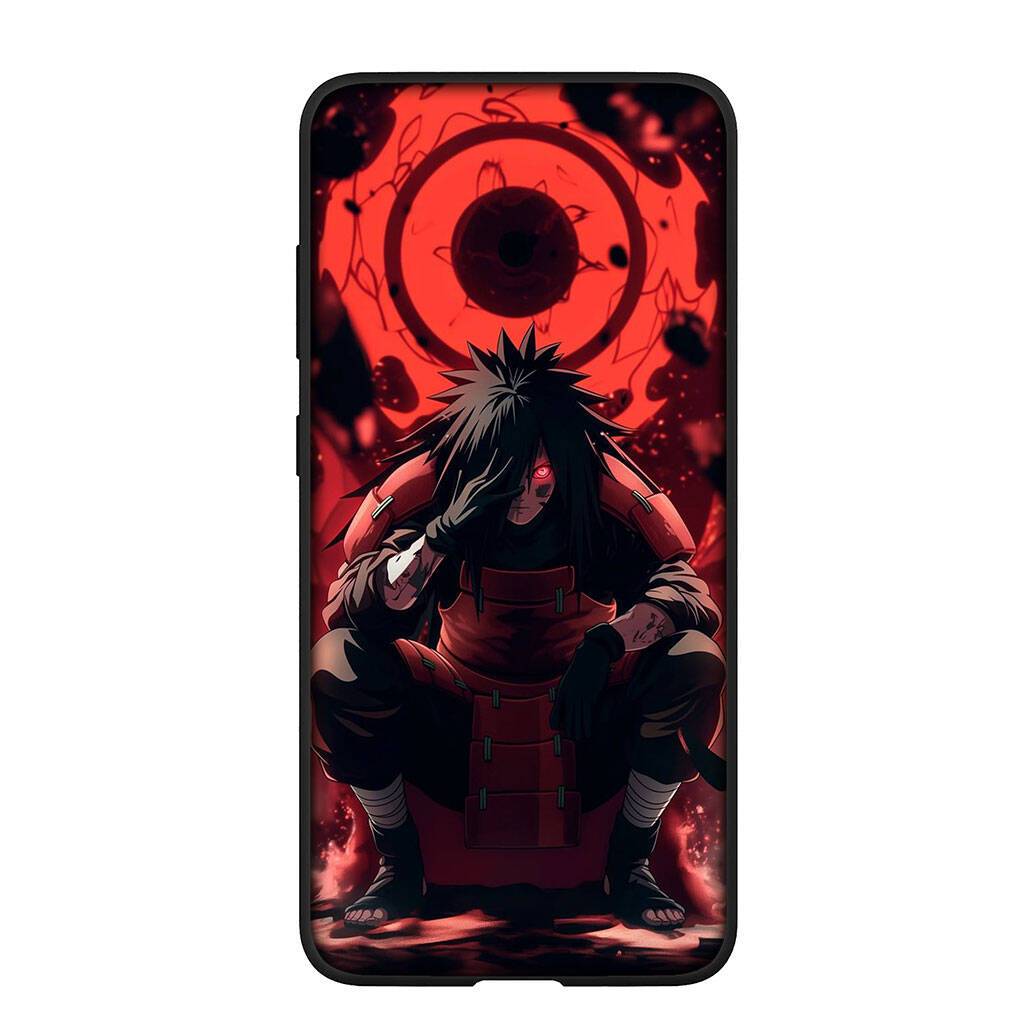 Phone Case for Samsung Galaxy S25 S23 S24 Ultra FE Plus A05 A06 A15 A16 A36 A37 A35 A54 A55 A56 A57 A25 A26 A53 A17 Coque Madaras Uchiha Narutos Cover for Samsung Galaxy A22 5G
