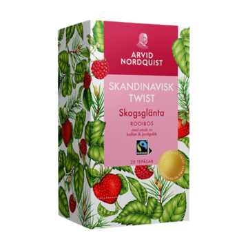 Te Arvid Nordquist Skogsglänta Rooibos Hallon & Jordgubb