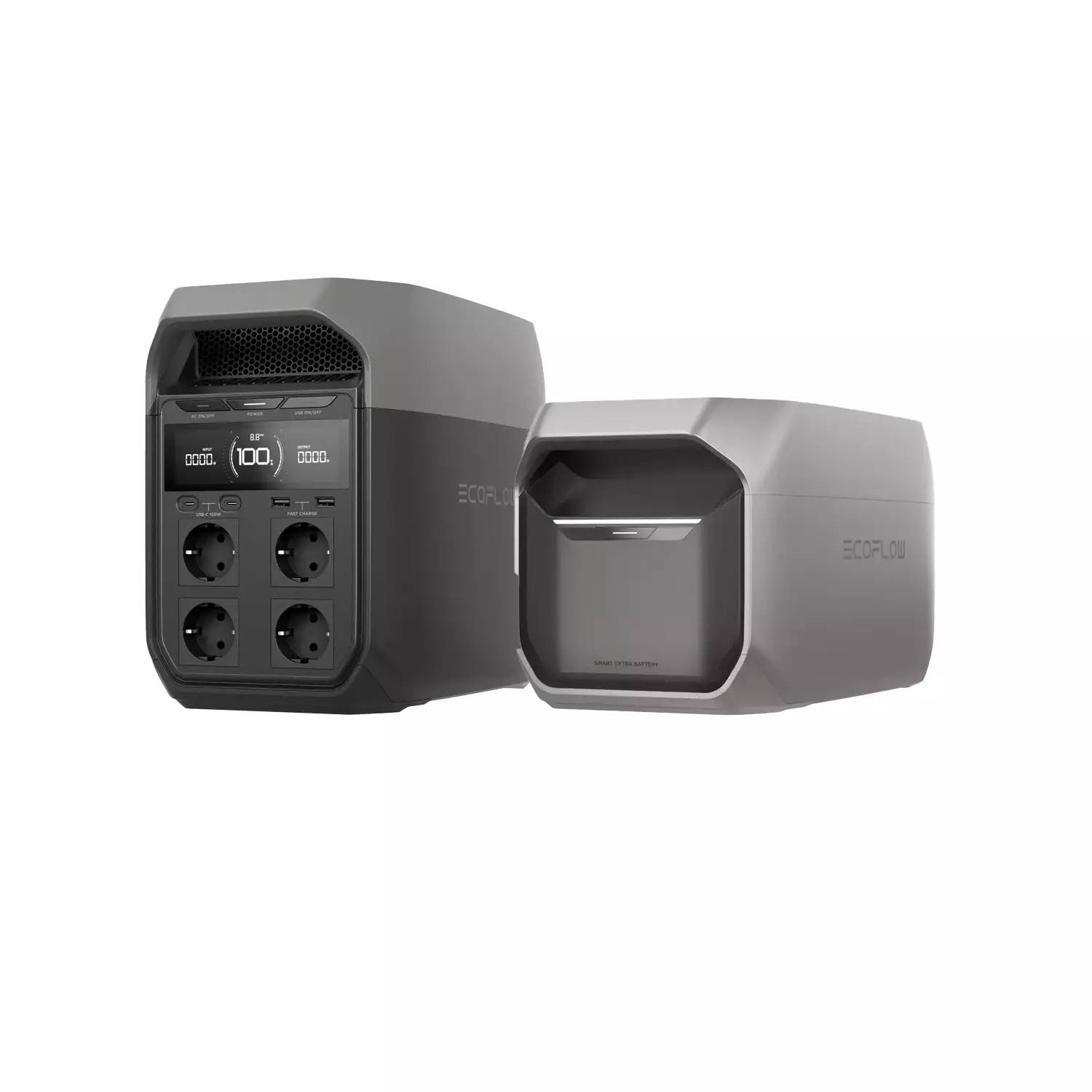 EcoFlow Delta 3 + Extra batteri
