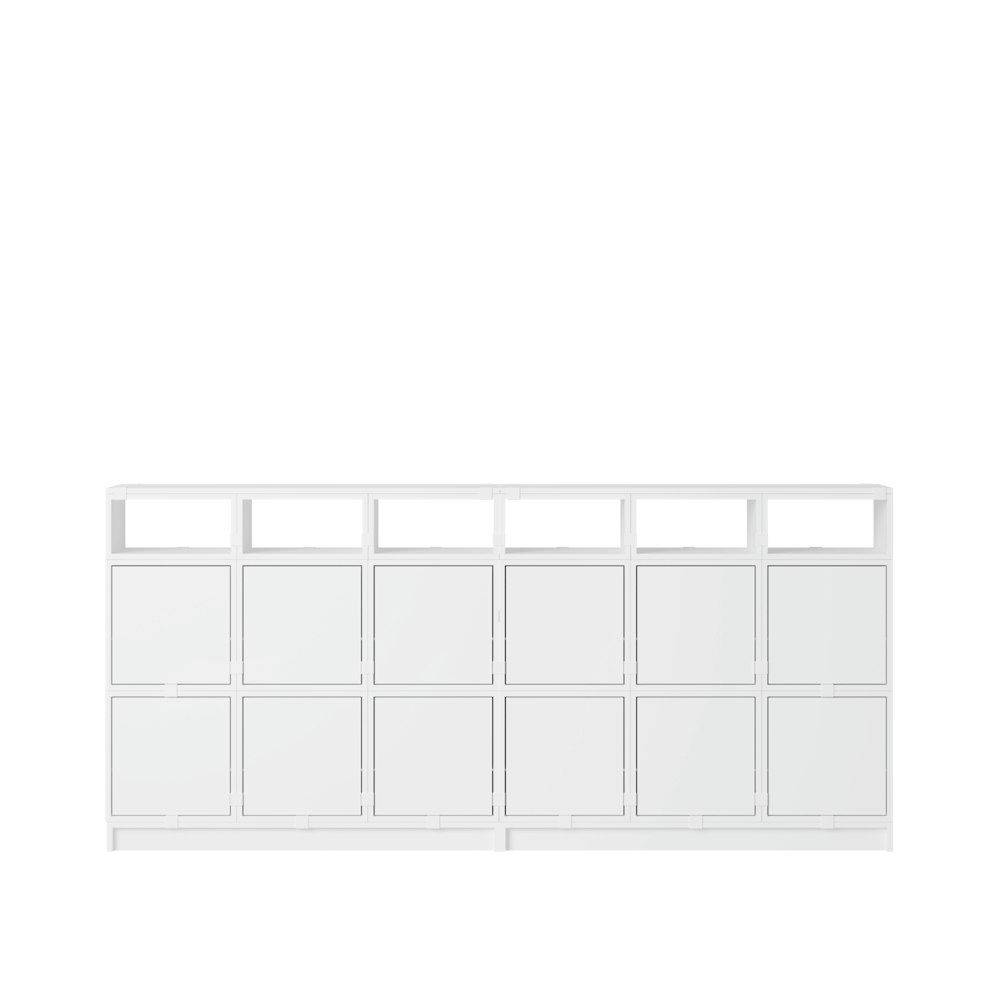 Muuto Stacked Storage System / Sideboard (Conf. 1) Skænk White