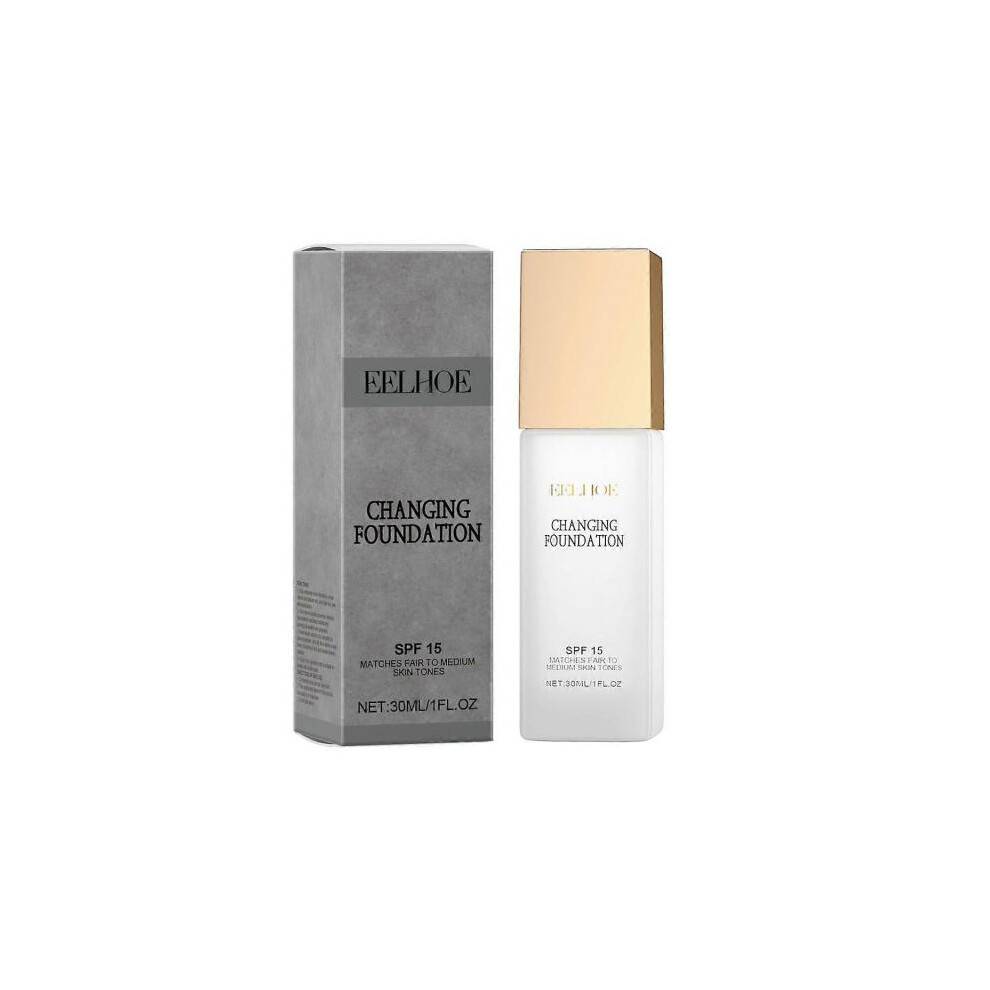 (3pcs) 1/2/3pcs Color-changing liquid foundation, sweat-proof and waterproof, suitable for fitness, sports