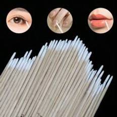 100pcs/Bag Fine Tip Swabs, One-Time Use Buds, Nail Cuticle Cleaner, Makeup Applicator