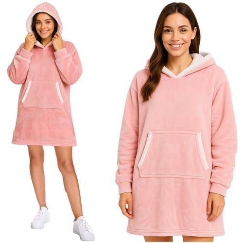 Myströja / Oversized Hoodie med Luva - Filt