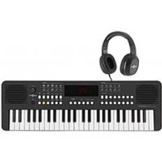 VISIONKEY-2 b&#xE4;rbart keyboard med 49 tangenter svart h&#xF6;rlurspaket