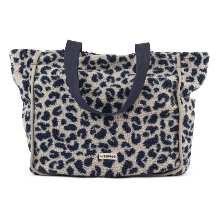 Tote Bag Façon Sherpa Reed Léopard Fibres Recyclées | Beige