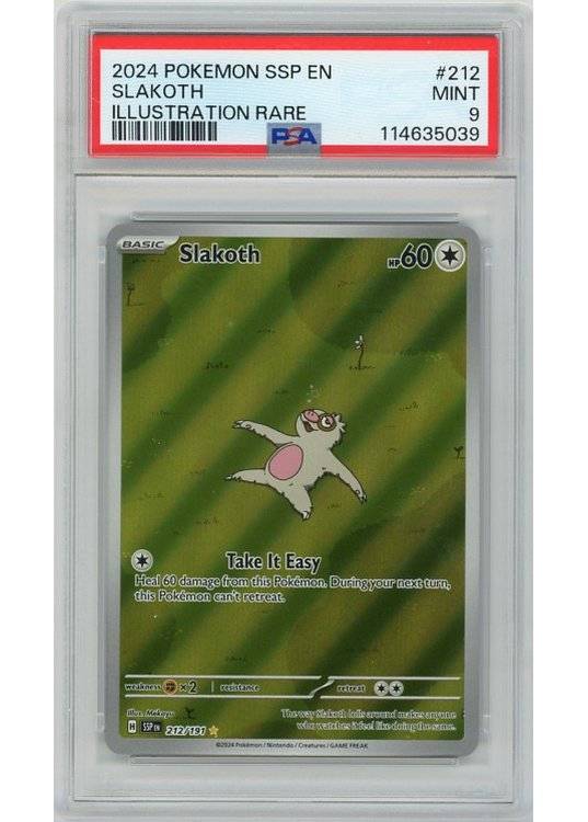 Slakoth - 212/191 - PSA 9.