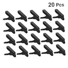 DECOMELODY 20St Clamp Tarp Clips Tält Snaps Tält Dra Åt Clips