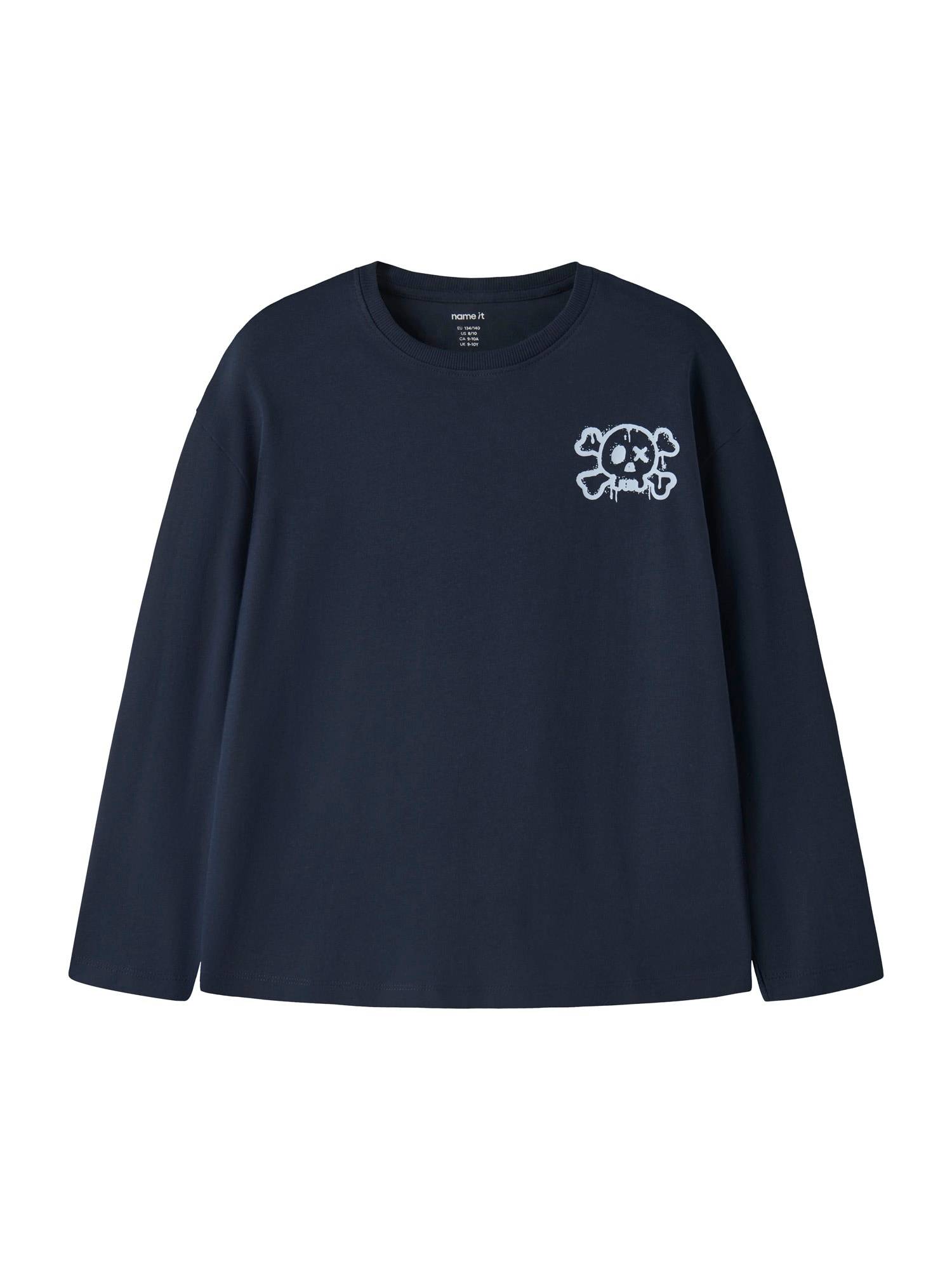 NAME IT Shirts 'NKMOLLE'  marin / lyseblå / lilla / hvid