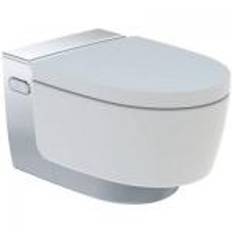 GEBERIT AquaClean Mera Classic væghængt toilet, krom/hvid