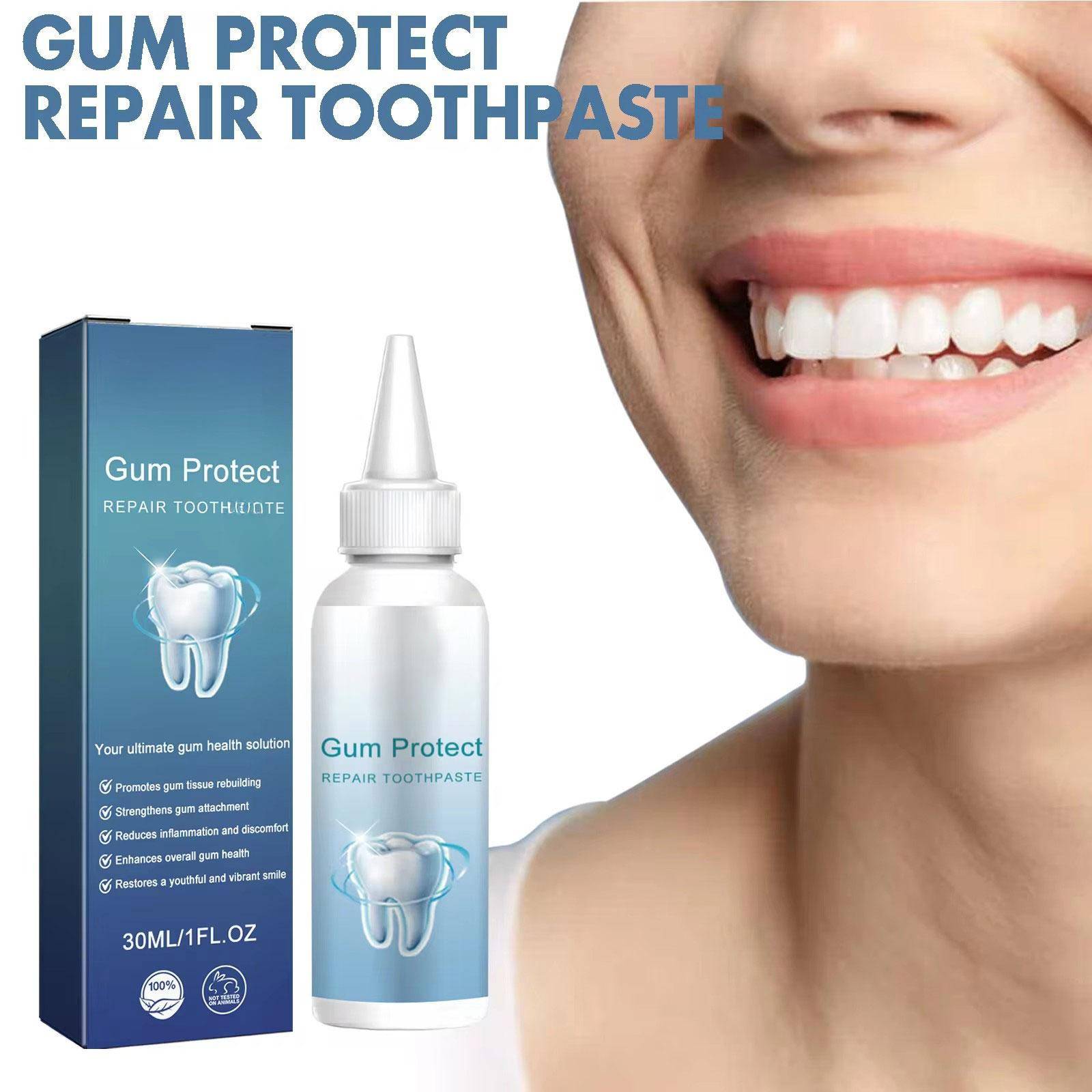 Gingival Reparation Tandkräm Munrengöring Tandblekning Ta bort plackfläckar Tandköttsterapi Munhygien Tandköttsvård Tandkräm gray