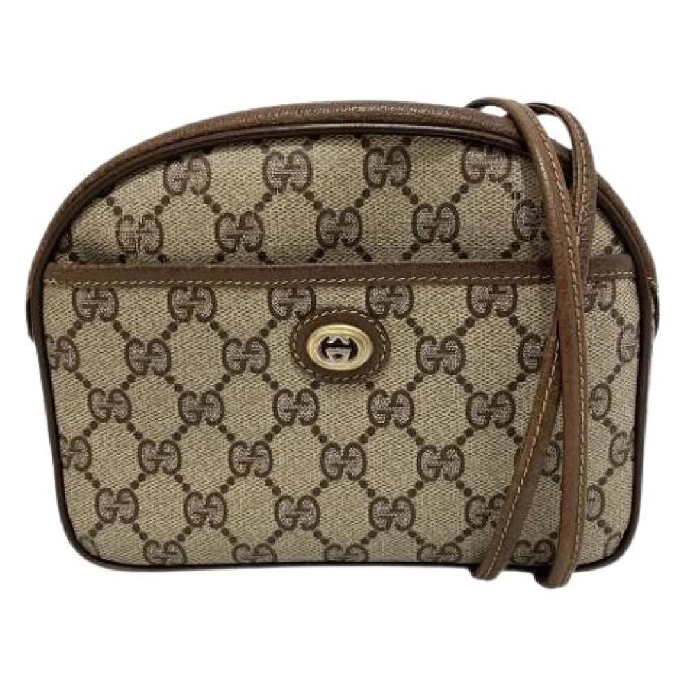 Gucci Vintage Pre-owned GG Supreme Old Shoulder bag - Vintage - Dame - Brun - ONE SIZE - Uld