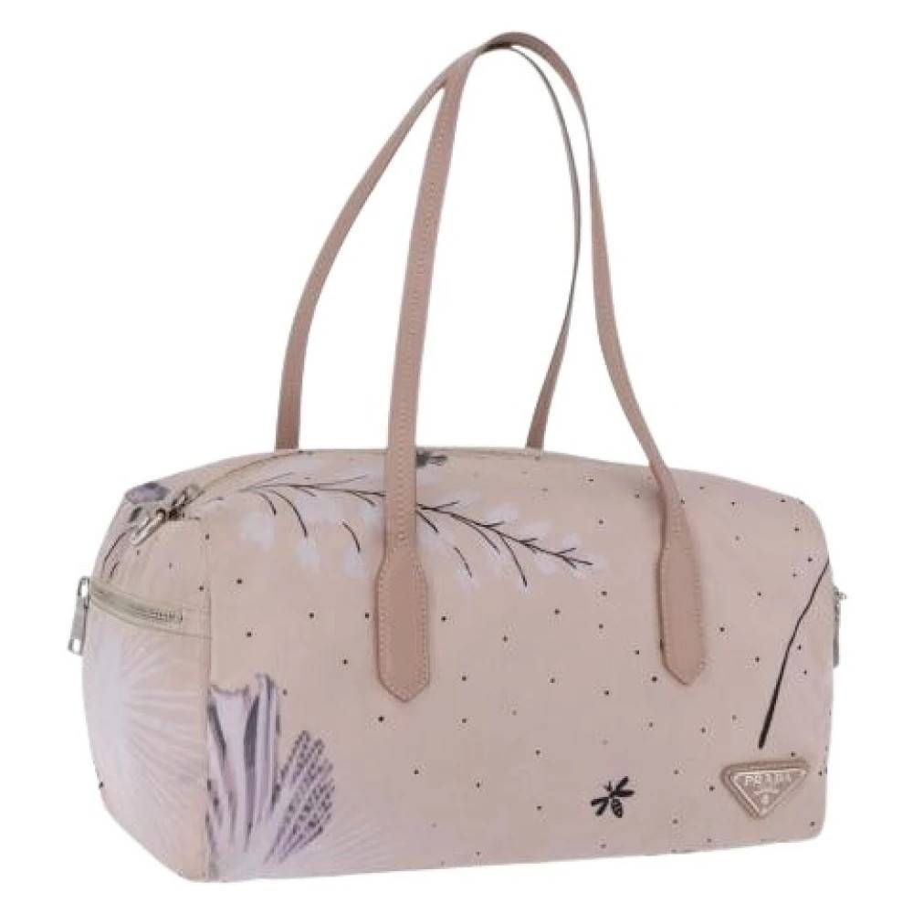 Prada Vintage Pre-owned Vintage Tote Bag - Vintage - Dame - Beige - ONE SIZE - Uld