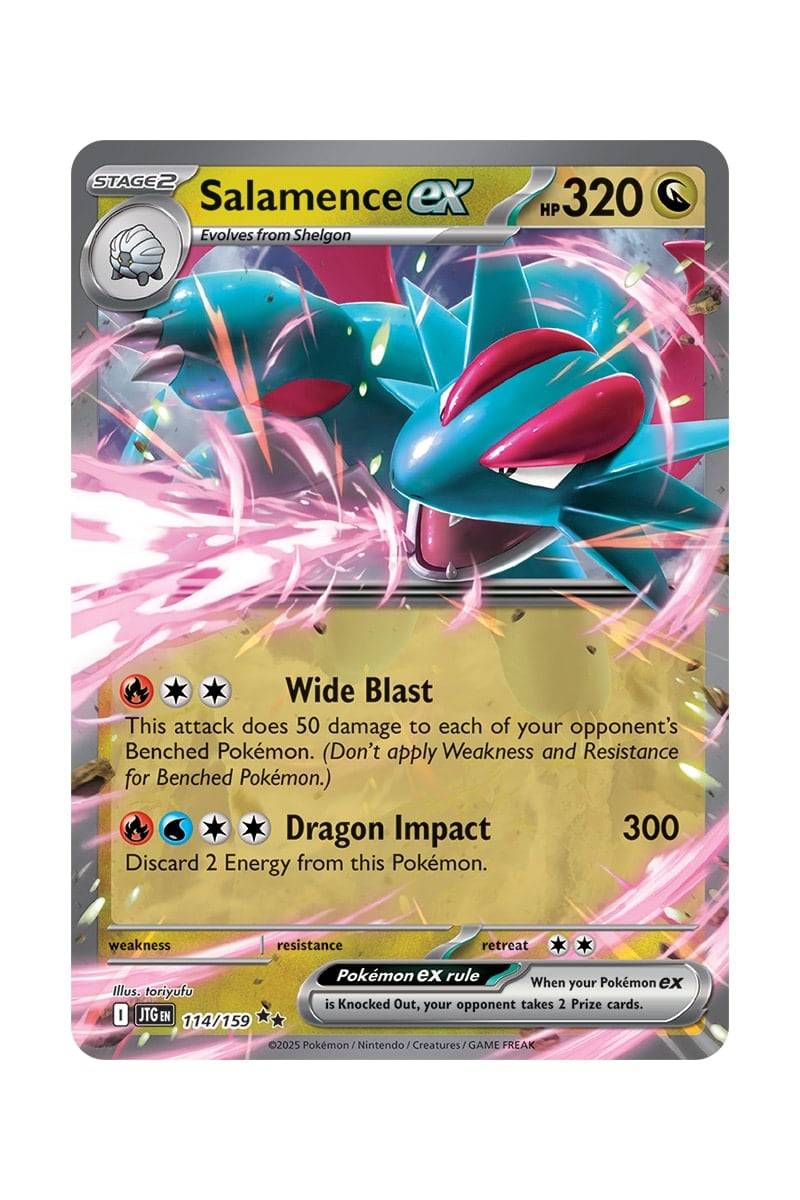 Pokémon Salamence ex 114/159 - Pokemon kort - EX kort - Pocket Monster.