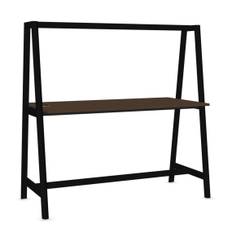 Højt projektbord Nova Wood, Design Ash Stained Black / Dark Walnut