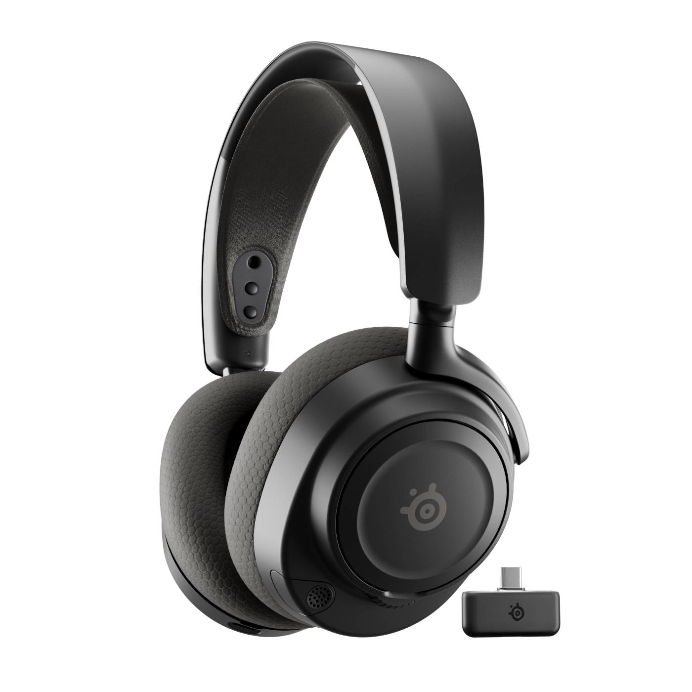 SteelSeries Arctis Nova 7 Gen 2 trådløst gaming-headset med mobilapp-styring | Sort - black