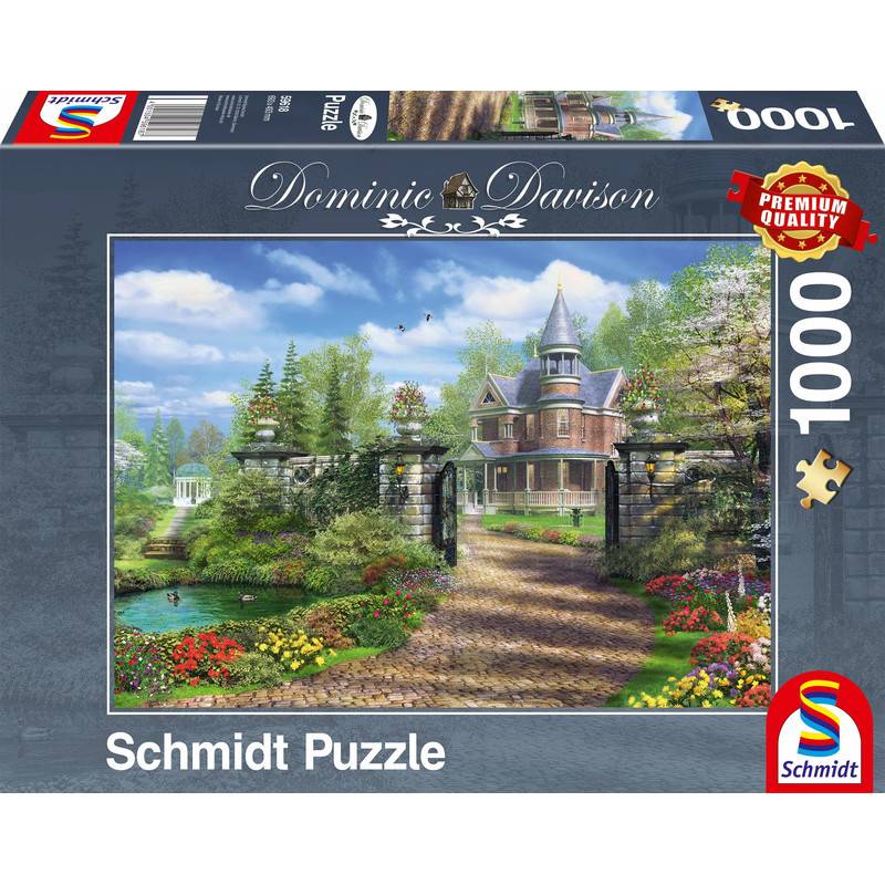 Schmidt Spiele 59624 Thomas Kinkade, Café an der italienischen...