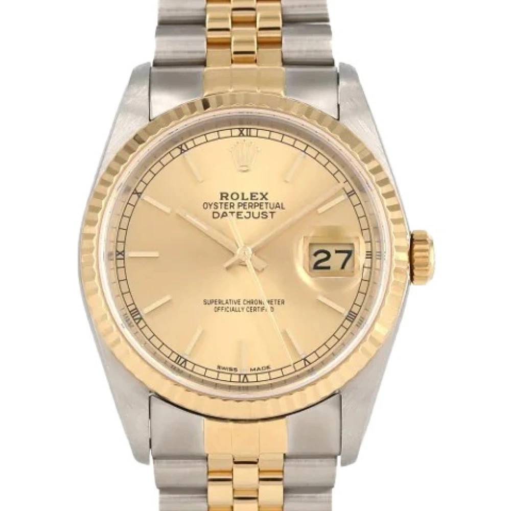 Rolex Vintage - Pre-owned Datejust Armbandsur Vintage - Herr - ONE Size -