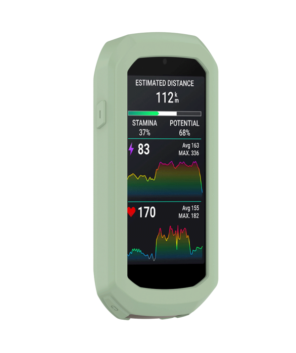 Silikoneramme til Garmin Edge 1050-Lys Grøn