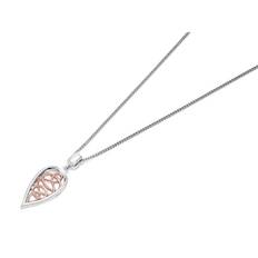 Clogau 3SEDP4 Welsh Royalty Teardrop Necklet - R48156