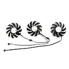 Datorkomponenter 78MM Cooler Fan Replacement RTX3060 Compatible with RTX 3050 3060 Ti GAMING Graphics Card Cooling(R)