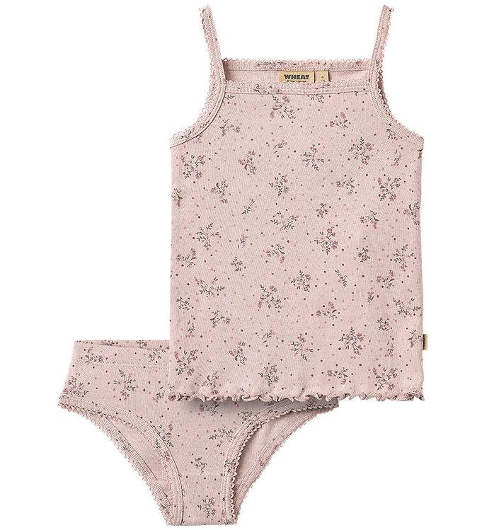 Wheat Undertøj - Havanna - Lilac Flowers - Wheat - 7 år (122) - Undertøj