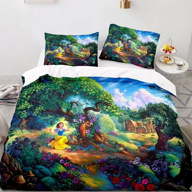 Påslakan Snövit i Skogen, 228 x 264 cm (228 x 264 cm)