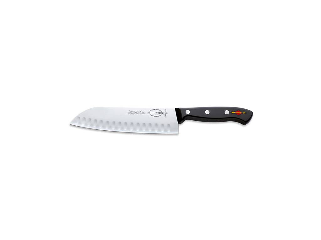 Santokukniv, 18 cm, F. Dick Superior, med luftskär