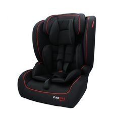 Autostol med isofix - Carkids Jessie I-size Sort & rød - Børnehøjde 76-150 cm - Hurtig levering