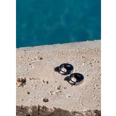 Silver Waterproof Hoop Earrings - ONESIZE