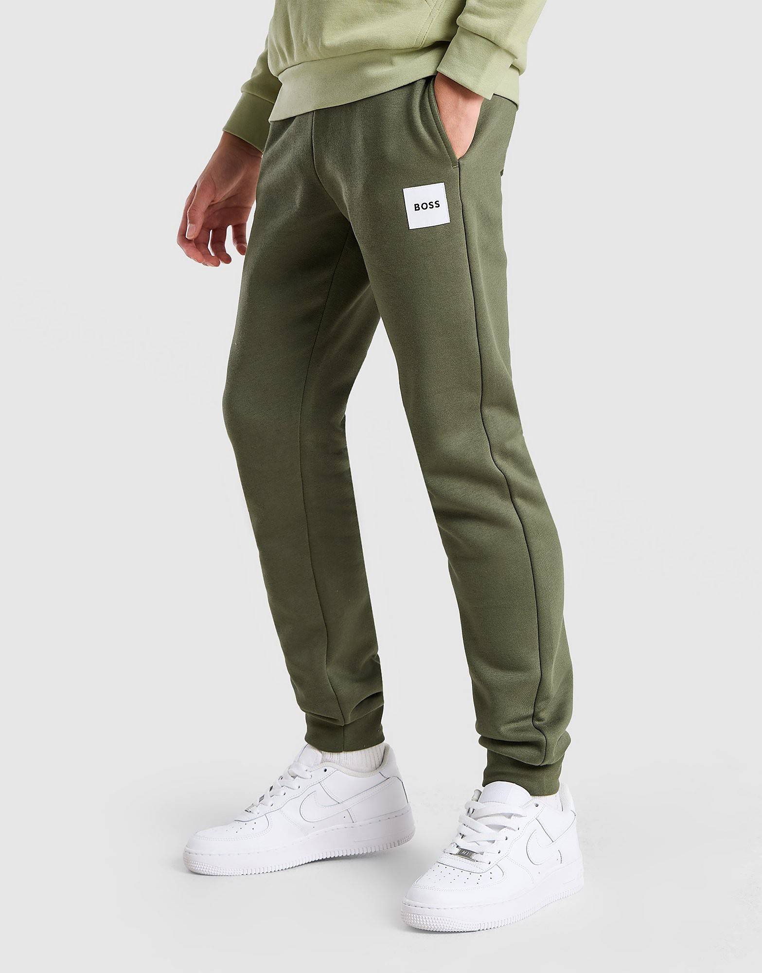 BOSS Box Logo Joggers Junior, grön - 14Y