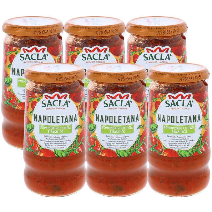 Saclá Pastsasås Napoletana 6-pack