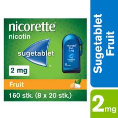 Nicorette Sugetabletter Fruit 2 mg. - 80 stk.