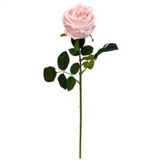 Rose, 60cm, rosa, kunstig blomst