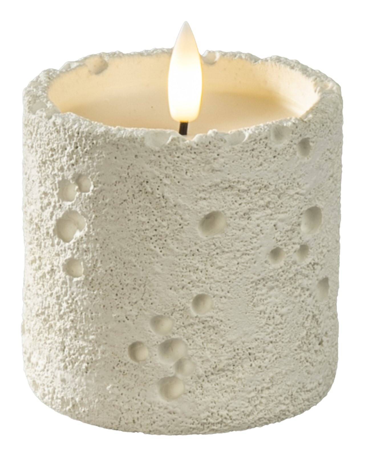 Stenro LED Blockljus 7,8cm Vit