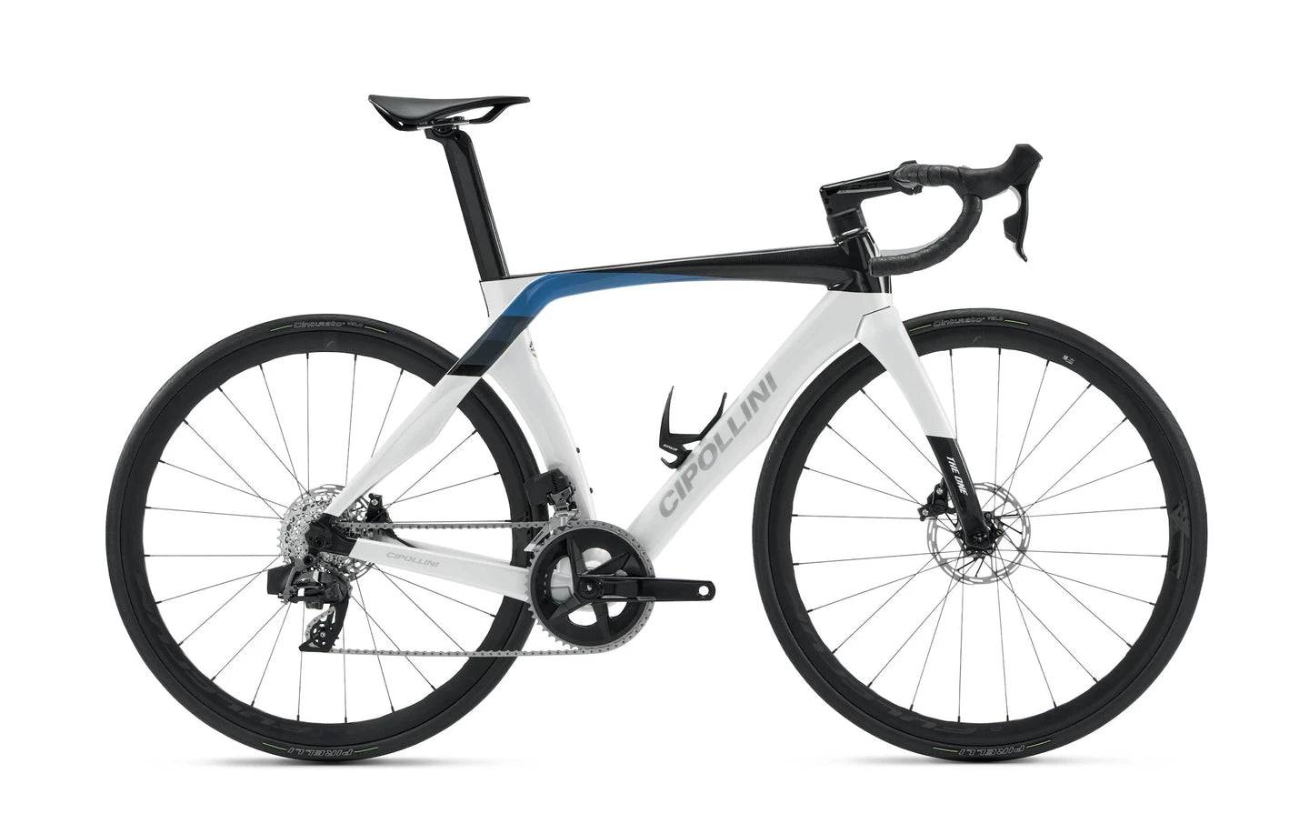 Cipollini RB1K The One DB Ultegra DI2 2026 - Shimano Ultegra Di2 2x12sp - Fulcrum AIRBEAT 400 - 064 / L / White Pearl/Carbon/Blue Shiny (L)