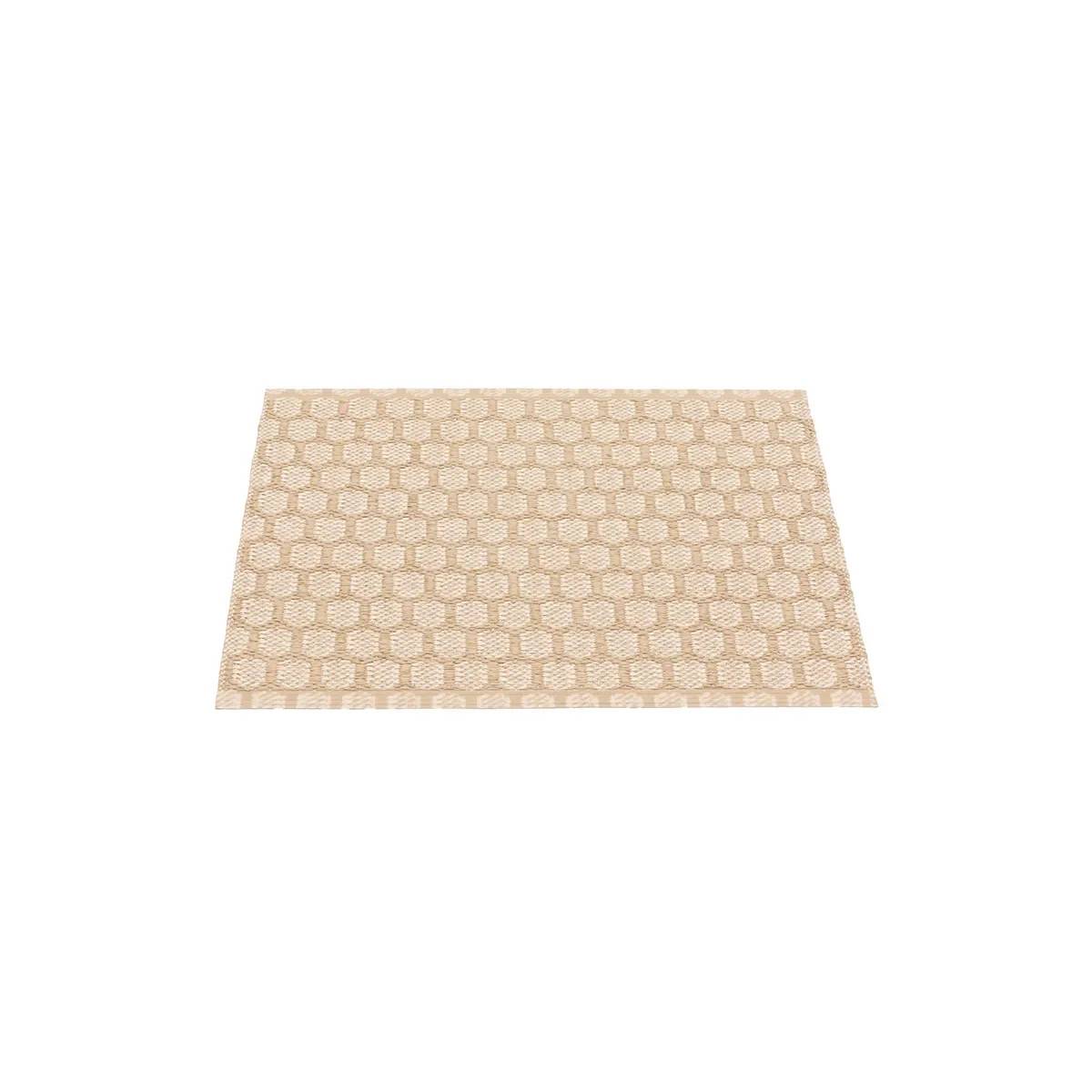 Pappelina, Vendbar Plastmåtte MIMI Beige/Vanilla 70x50 cm