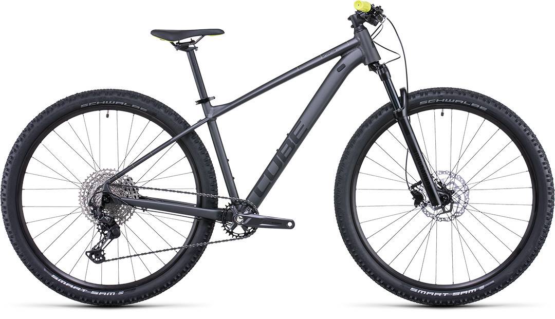 Cube Attention Sl Farve - Grå , Stelstørrelse - 56cm (22")