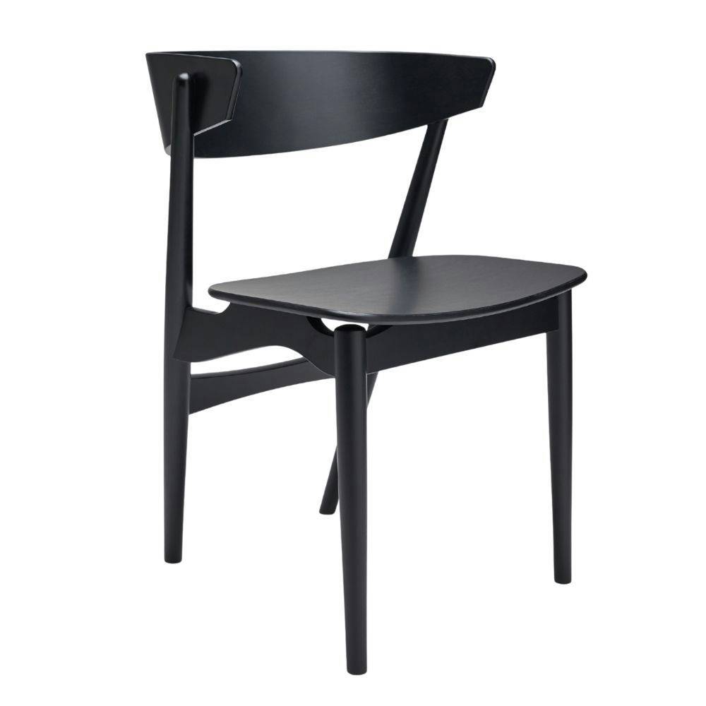 Sibast No 7 Dining Chair Wooden Seat Matstol  Oak Black