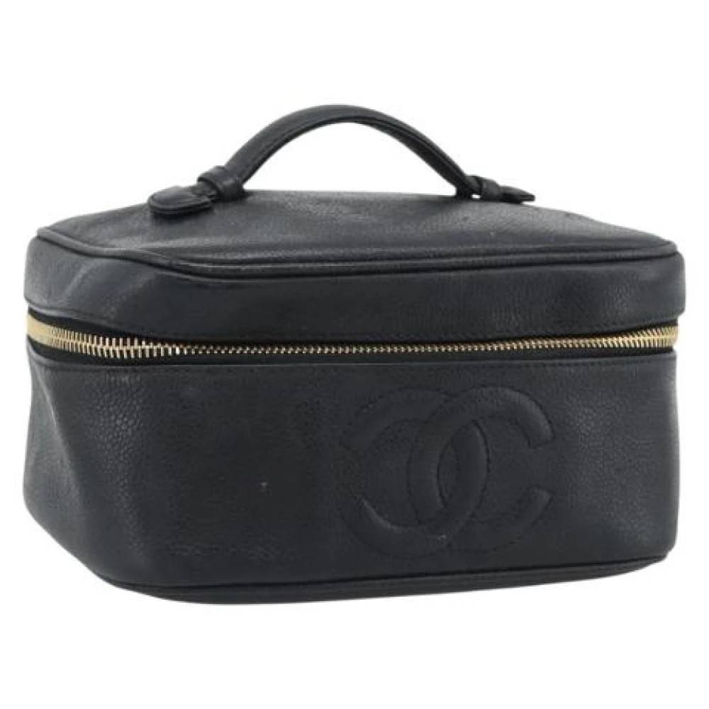 Chanel Vintage - Pre-owned Vintage Cosmetic Pouch Vintage - Dam - ONE Size - Läder