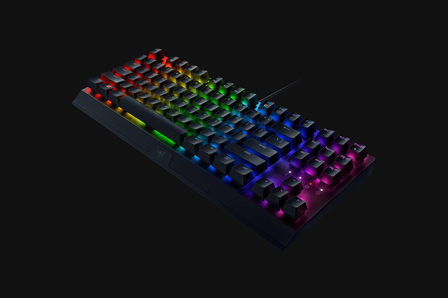 Razer BlackWidow V3, Gaming-tastatur, RGB LED-lys, US, Sort, Kablet.