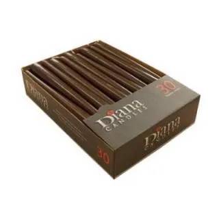 Antikljus, Brun 2.2 x 24.5 cm, 30 st x 4