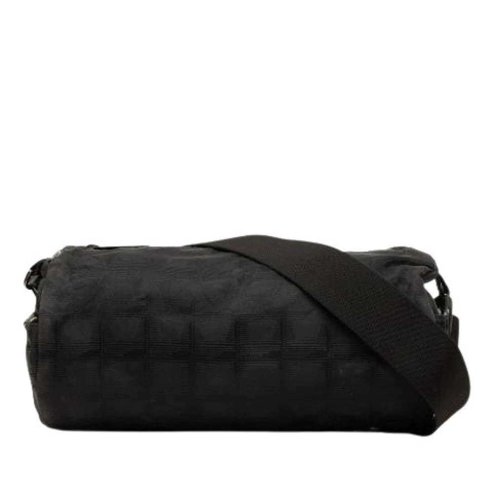 Chanel Vintage Pre-owned Nylon Vintage Skuldertaske - Vintage - Dame - Sort - ONE SIZE - Uld