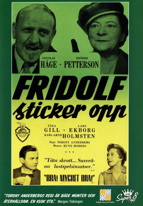 DVD - Lille Fridolf sticker opp (Douglas Håge) (1958) - Begagnad DVD