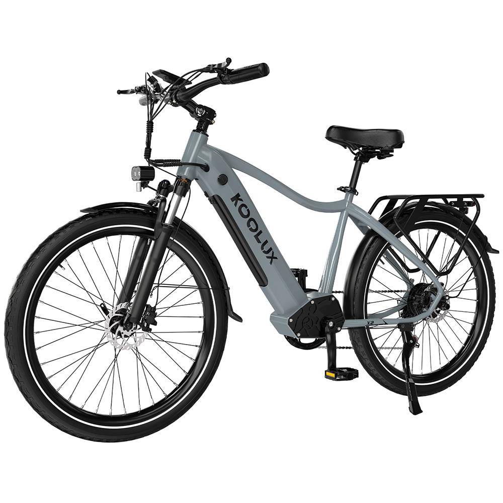 Elcykel KOOLUX 26 250W Motor Vuxen Elcykel 48V 13.5AH Max Räckvidd 85Km Last 120Kg X3 48V 13.5AH grå