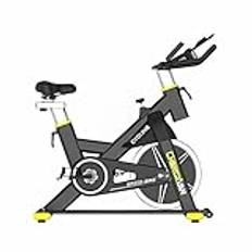 AQQWWER Motionscykel Ny stil spinning cykel professionell fitness utrustning inomhus tyst fitness cykel hem smart spinning cykel (Color : Schwarz)