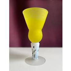 Kosta boda - Amazon Vin / Pokal glas Gul design Gunnel Sahlin